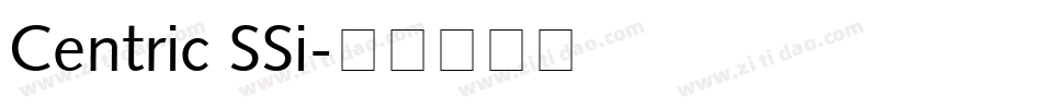 Centric SSi字体转换